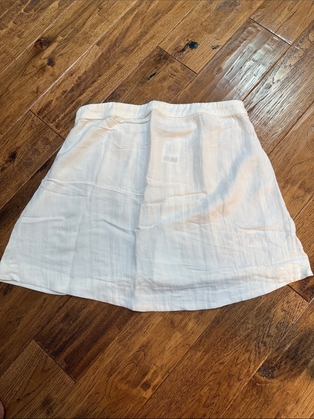 Ecote Linen Strapless Top